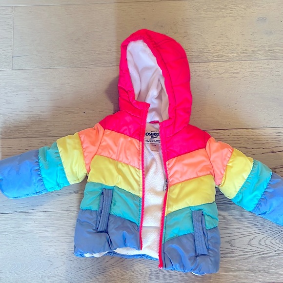OshKosh B'gosh Other - 5/$25 🏄🏼‍♀️🍉🦄 Rainbow Oshkosh winter snow jacket